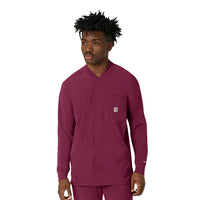 Force Cross-Flex Men's Shirt Jacket Wine side view