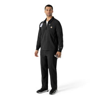 Carhartt Force Cross-Flex Men's Lightweight Scrub Jacket - Black scrub set