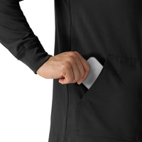 Force Cross-Flex Men's Lightweight Scrub Jacket Black side detail 1