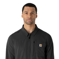 Carhartt Force Cross-Flex Men's Lightweight Scrub Jacket - Black