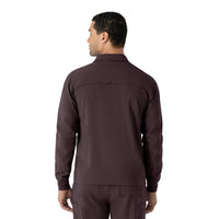 Carhartt Force Cross-Flex Men's Lightweight Scrub Jacket - Dark Sepia