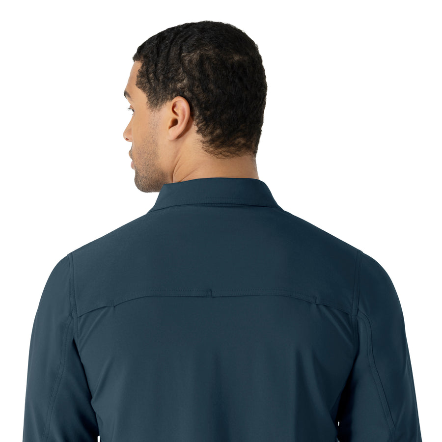 Carhartt Force Cross-Flex Men's Lightweight Scrub Jacket - Navy