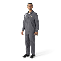 Carhartt Force Cross-Flex Men's Lightweight Scrub Jacket - Pewter scrub set