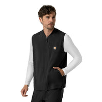 Force Cross-Flex Men's Lightweight Scrub Vest Black side view