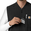 Force Cross-Flex Men's Lightweight Scrub Vest Black back detail