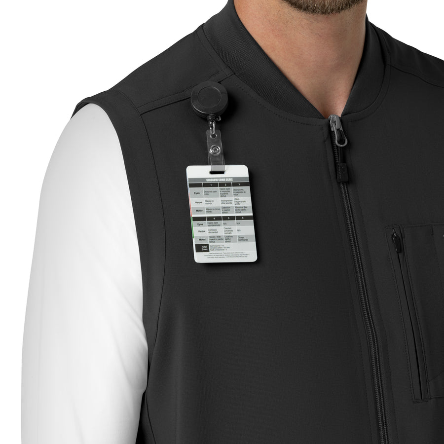 Carhartt Force Cross-Flex Men's Lightweight Scrub Vest - Black