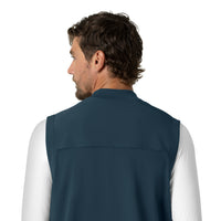 Carhartt Force Cross-Flex Men's Lightweight Scrub Vest - Navy