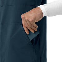 Force Cross-Flex Men's Lightweight Scrub Vest Navy side detail 1