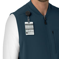 Carhartt Force Cross-Flex Men's Lightweight Scrub Vest - Navy
