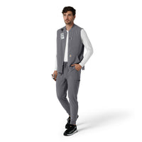 Force Cross-Flex Men's Lightweight Scrub Vest Pewter full scrub set