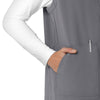 Force Cross-Flex Men's Lightweight Scrub Vest Pewter side detail 2
