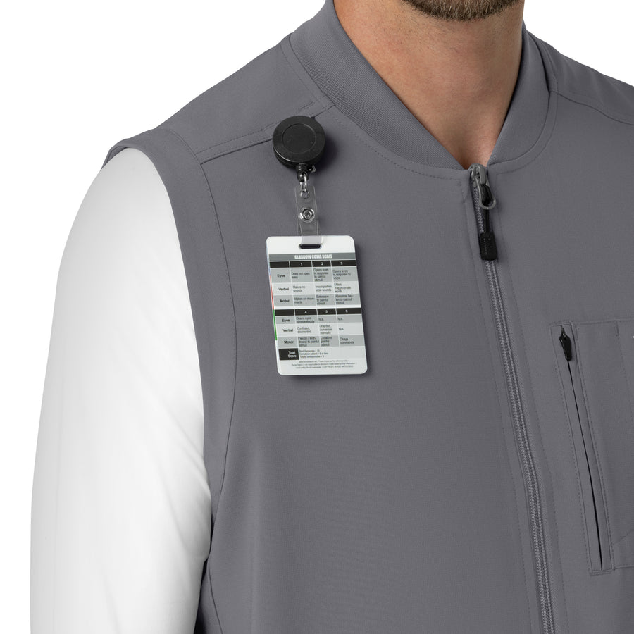 Carhartt Force Cross-Flex Men's Lightweight Scrub Vest - Pewter
