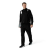 Rugged Flex RSCU Men's Half Zip Black full scrub set