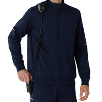 Rugged Flex RSCU Men's Half Zip Dark Navy side detail 1