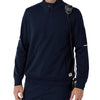 Rugged Flex RSCU Men's Half Zip Dark Navy side detail 2