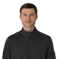 Rugged Flex RSCU Men's Half Zip Pewter front detail