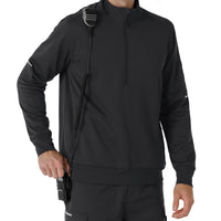 Rugged Flex RSCU Men's Half Zip Pewter side detail 1