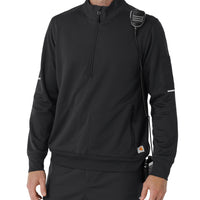 Rugged Flex RSCU Men's Half Zip Pewter side detail 2