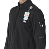 Rugged Flex RSCU Men's Half Zip Pewter hemline detail