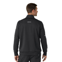 Rugged Flex RSCU Men's Half Zip Pewter back view