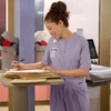 RENEW Women's Tuck-In Henley Scrub Top - Wisteria