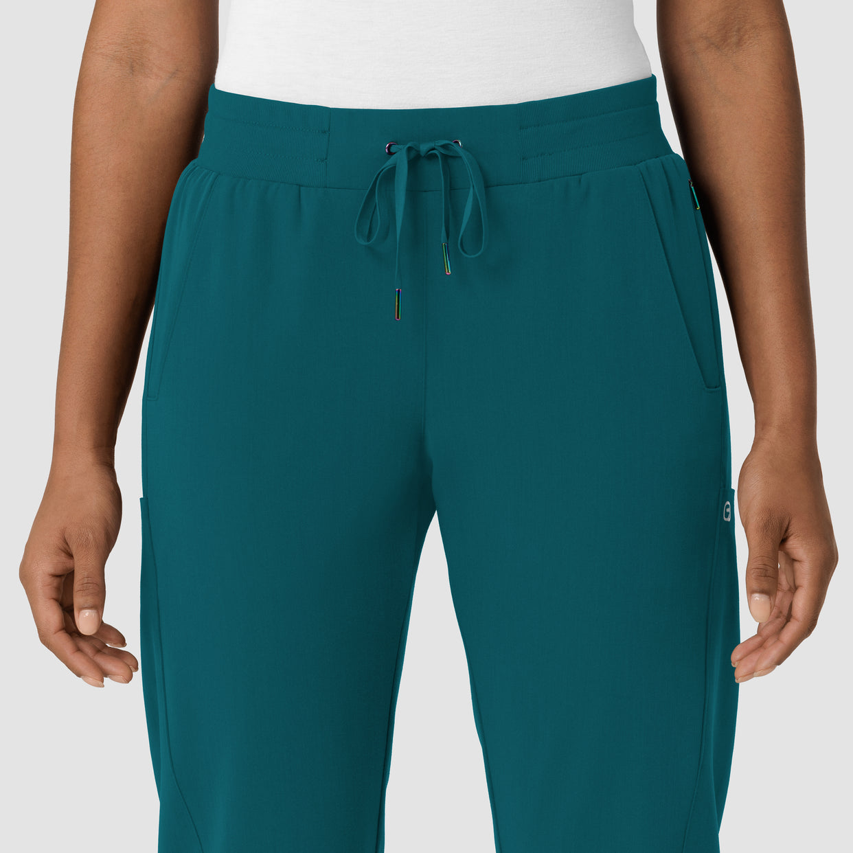 Aero Remix Women's Cargo Jogger Pant Caribbean front detail