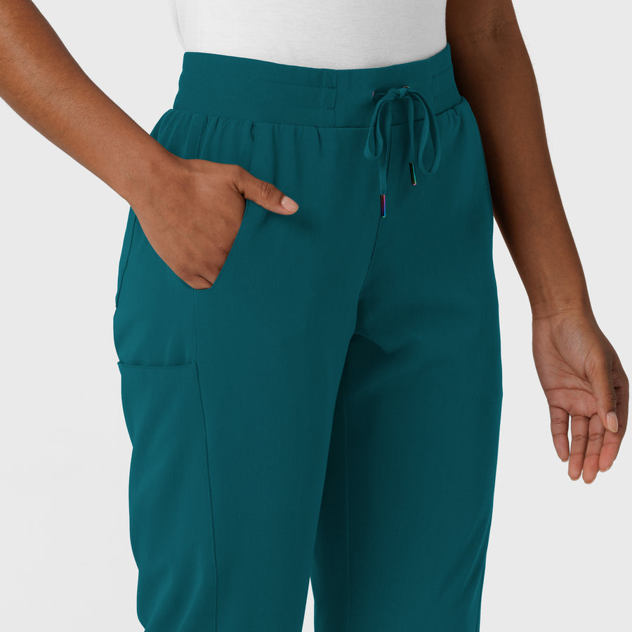 Aero Remix Women's Cargo Jogger Pant Caribbean side detail 1