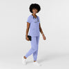 Aero Remix Women's Cargo Jogger Pant Ceil Blue full scrub set