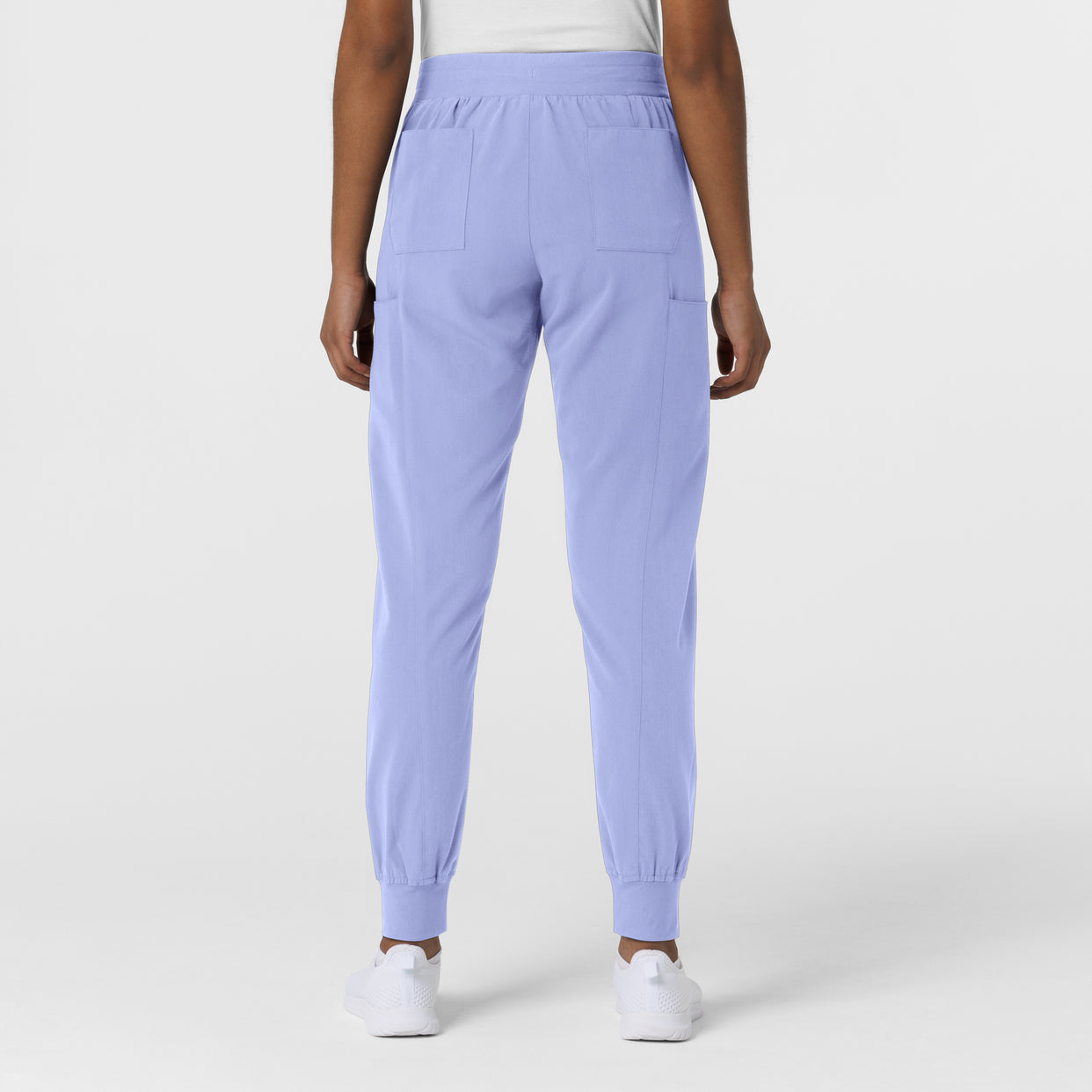 Aero Remix Women's Cargo Jogger Pant Ceil Blue back view