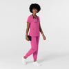 Aero Remix Women's Cargo Jogger Pant Fuchsia full scrub set