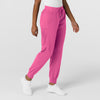 Aero Remix Women's Cargo Jogger Pant Fuchsia side view