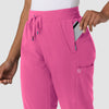 Aero Remix Women's Cargo Jogger Pant Fuchsia back detail