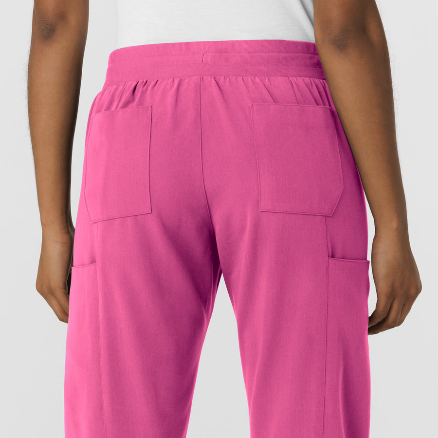 Aero Remix Women's Cargo Jogger Scrub Pant - Fuchsia