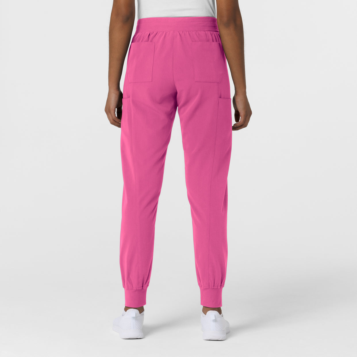 Aero Remix Women's Cargo Jogger Pant Fuchsia back view