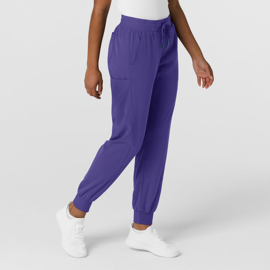 Aero Remix Women's Cargo Jogger Pant Grape side view