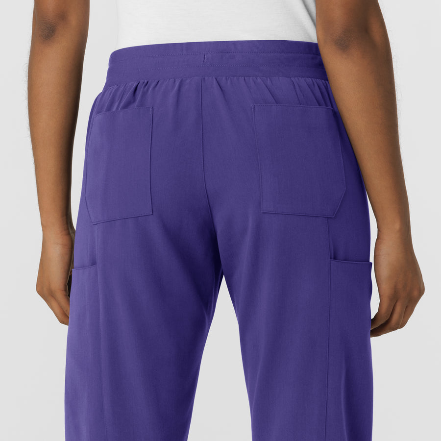 Aero Remix Women's Cargo Jogger Scrub Pant - Grape