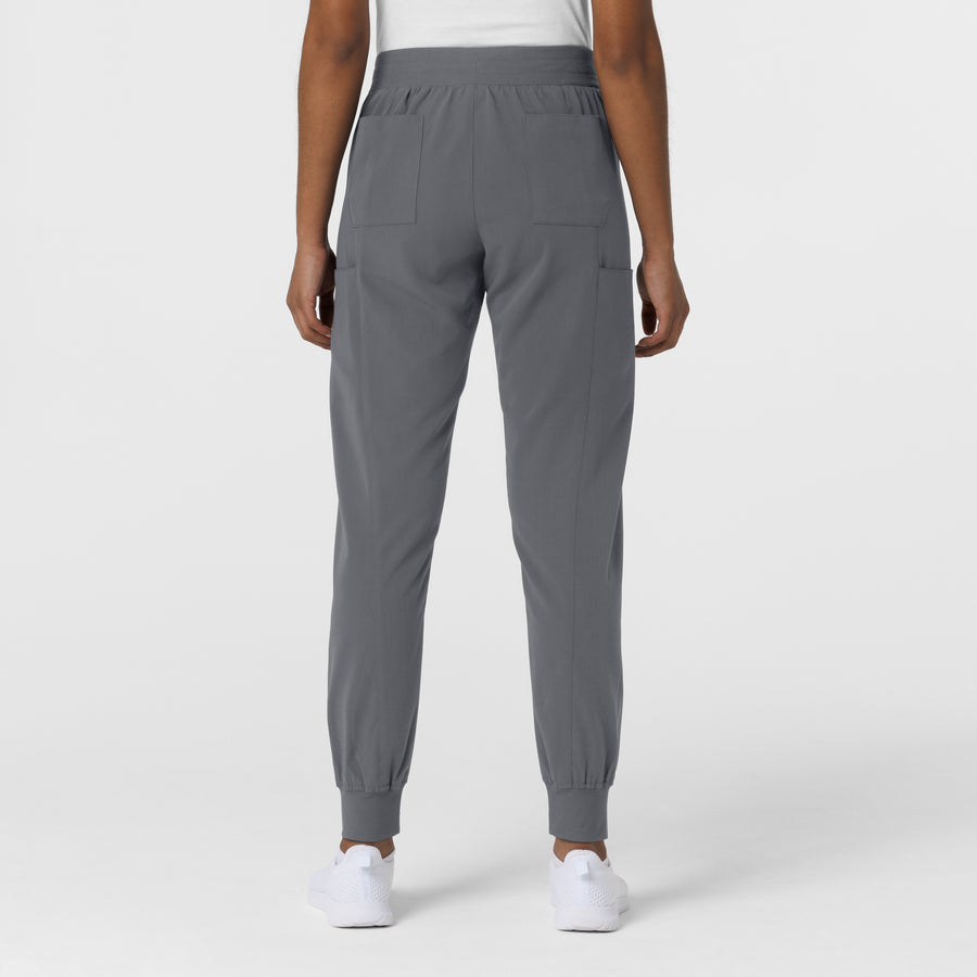 Aero Remix Women's Cargo Jogger Pant Pewter back view