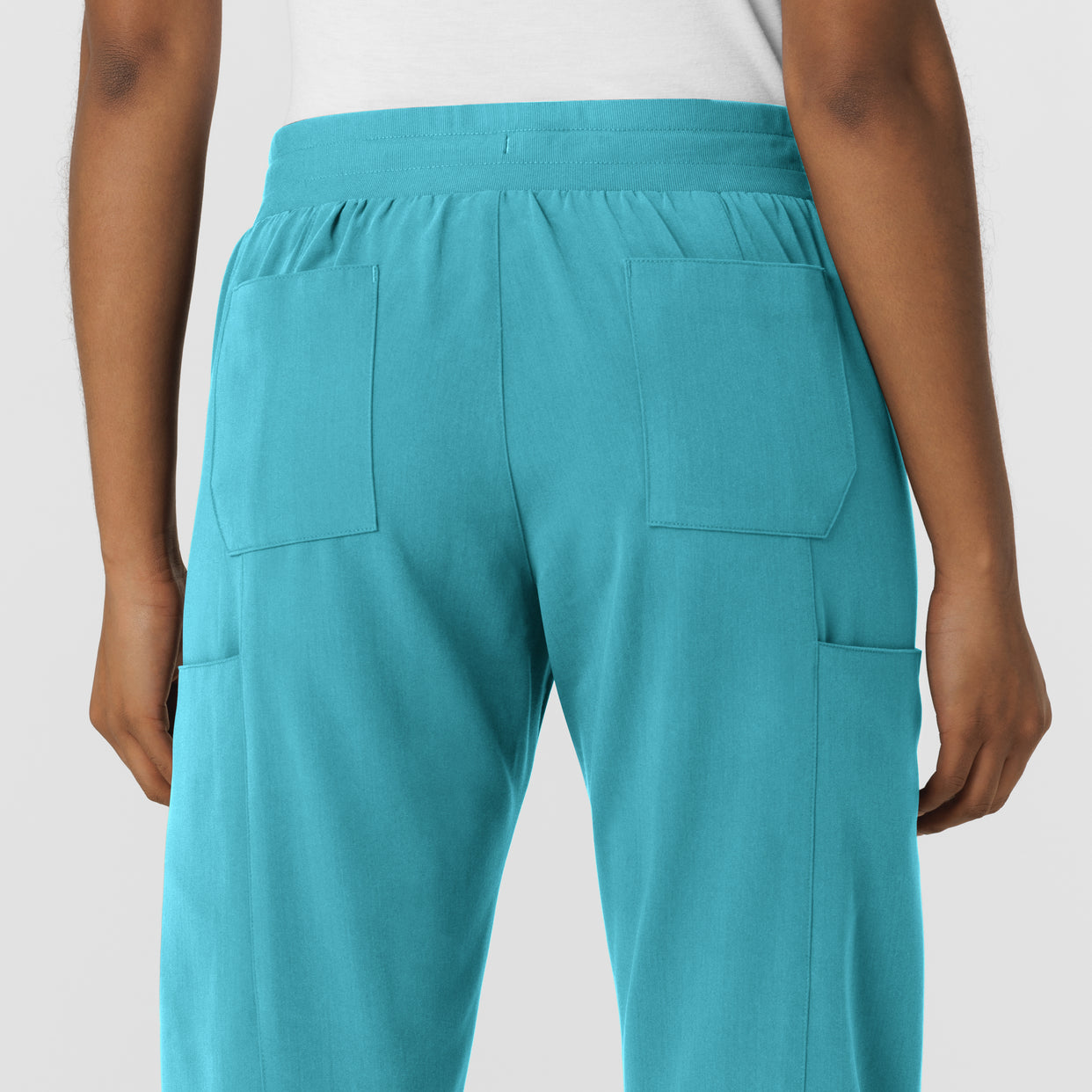 Aero Remix Women's Cargo Jogger Scrub Pant - Teal Blue