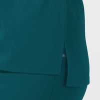 Boundless Women's Classic Scrub Tee - Caribbean and Sky Blue