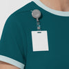 Boundless Women's Classic Scrub Tee - Caribbean and Sky Blue