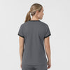 Boundless Women's Classic Scrub Tee - Pewter and Black