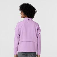 Women’s BreezeBreaker Windbreaker Cropped Jacket - Light Orchid