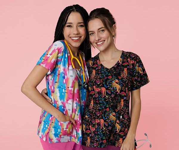 Shop Print Scrub Tops