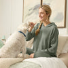 Unwind & Lounge Women's Fleece Hoodie - Sage