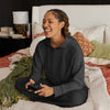Unwind & Lounge Women's Fleece Hoodie - Black