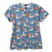 llama print scrubs