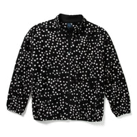 polka dot scrub jacket - paw print scrub jacket