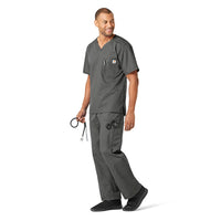 Carhartt Ripstop Scrubs Men's Utility Scrub Set - Dark Pewter