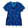 patriotic scrub top