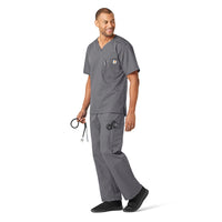 Carhartt Ripstop Men's Utility Scrub Set - Pewter